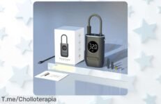 Descubre la bomba infladora inalámbrica portátil, el super chollo que necesitas para tu coche ¡Aprovecha este ofertón y compra ahora antes de que se agote!