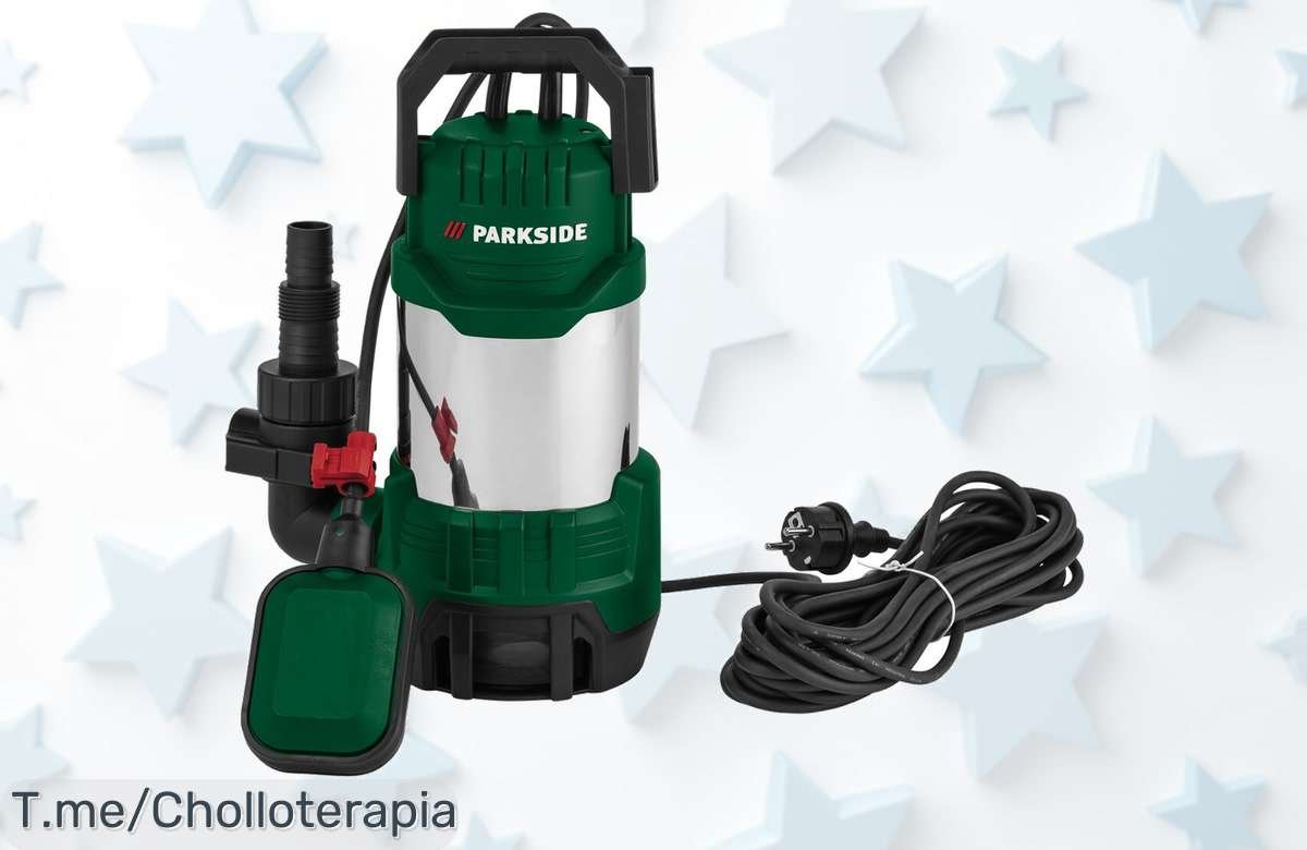 Descubre la bomba sumergible que elimina inundaciones con su resistente carcasa de acero inoxidable, ¡aprovéchate de este ofertón y compra ya antes de que se agote!