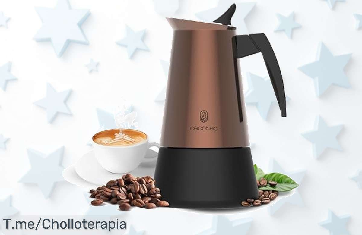 Descubre la cafetera Italiana Piccolina 600 Bronze: café auténtico en minutos, sabor increíble y precio loco. ¡No te quedes sin el tuyo, compra ahora antes de que se acabe!