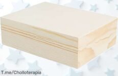Descubre la caja de madera de pino macizo para tus manualidades creativas a precio loco, personalízala como quieras y no te quedes sin ella, ¡ofertón limitado!