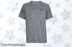 Descubre la camiseta Under Armour Ua Tech 20, ligera y fresca como el viento; libertad de movimiento en un chollo único ¡No te quedes sin la tuya y corre YA!
