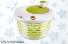 Descubre la centrifugadora Westmark, un diseño único y eficiente que secará tus ensaladas al instante ¡Aprovecha este ofertón antes de que se acaben!