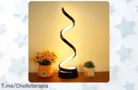 Descubre la lámpara de mesa moderna que todos desean, ajustable en 3 colores y a un precio de ganga ¡Apresúrate, quedan pocas y el tiempo se agota!