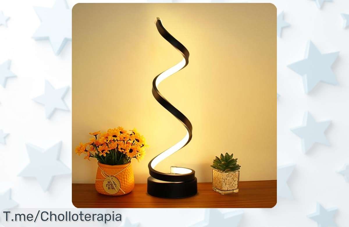 Descubre la lámpara de mesa moderna que todos desean, ajustable en 3 colores y a un precio de ganga. ¡Apresúrate, quedan pocas y el tiempo se agota!