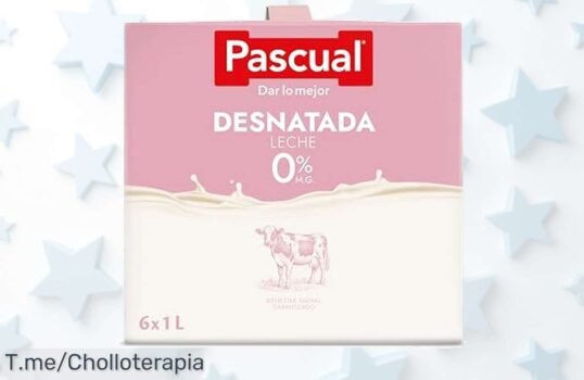 Descubre la leche desnatada que encanta a todos: sabor fresco y saludable, ¡super chollo! Aprovecha esta oferta limitada y llena tu nevera de bienestar, cómprala ya