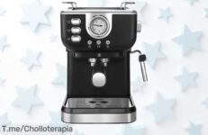 Descubre la máquina de café Espresso con un diseño increíble y 20 Bar de potencia, ¡aprovecha el ofertón limitado y disfruta del café perfecto en casa ya!
