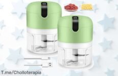 Descubre la picadora de cebolla eléctrica que corta en segundos y es fácil de limpiar: ¡super chollo, llévate 2 unidades al precio de ganga! Oferta limitada, actúa ya antes que se agote
