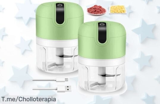 Descubre la picadora de cebolla eléctrica que corta en segundos y es fácil de limpiar: ¡super chollo, llévate 2 unidades al precio de ganga! Oferta limitada, actúa ya antes que se agote