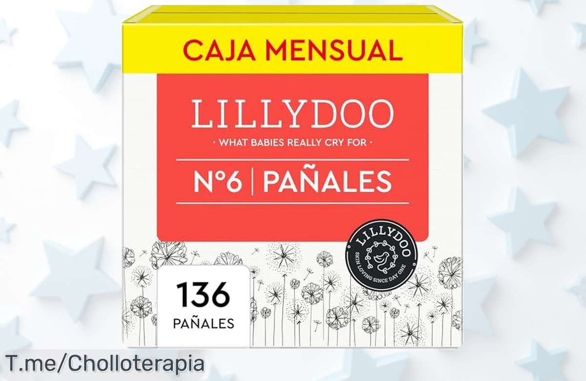 Descubre la protección total de los pañales hipoalergénicos LILLYDOO, dile adiós a las fugas con este ofertón único y aprovecha el chollo antes de que se acabe.