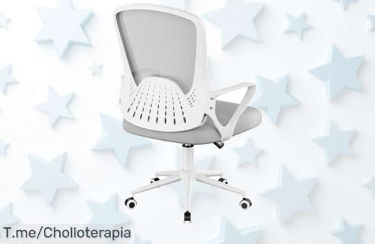 Descubre la silla de oficina más espectacular con diseño ergonómico y soporte lumbar único, ¡un super chollo que transforma tu trabajo en felicidad! Aprovecha ahora esta oferta limitada antes de que se acabe