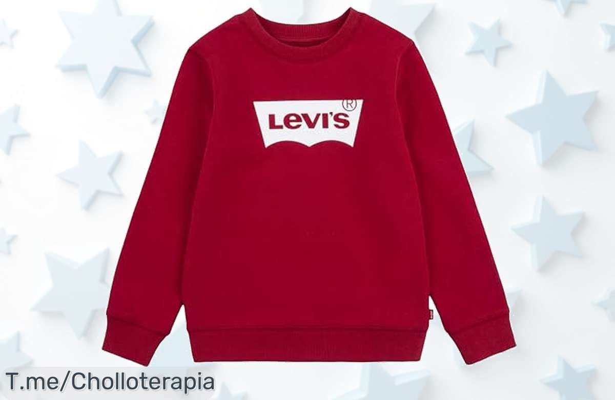 Descubre la sudadera Levi’s Lvb Batwing a un precio loco y siente la libertad de movimiento única que te hará brillar. ¡Aprovecha este ofertón antes de que desaparezca!