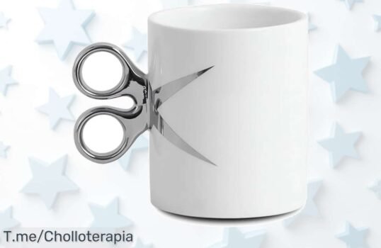 Descubre la taza mano de tijera, un regalo único y divertido que hará sonreír a todos Aprovecha el super chollo antes que se agote ¡compra ya!