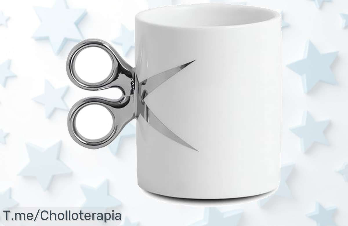 Descubre la taza mano de tijera, un regalo único y divertido que hará sonreír a todos. Aprovecha el super chollo antes que se agote ¡compra ya!