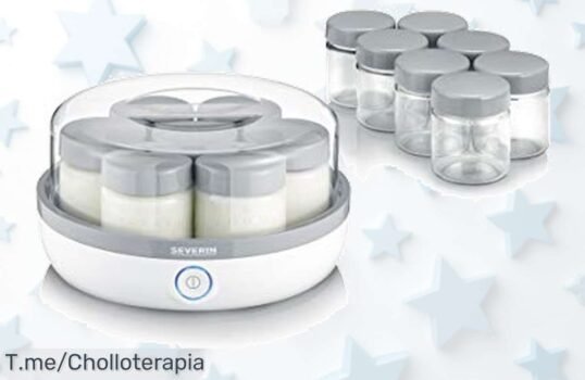 Descubre la yogurtera SEVERIN: haz tu propio yogur en un abrir y cerrar de ojos, saborazo saludable a precio loco ¡Apresúrate antes que se acabe esta oferta voladora!