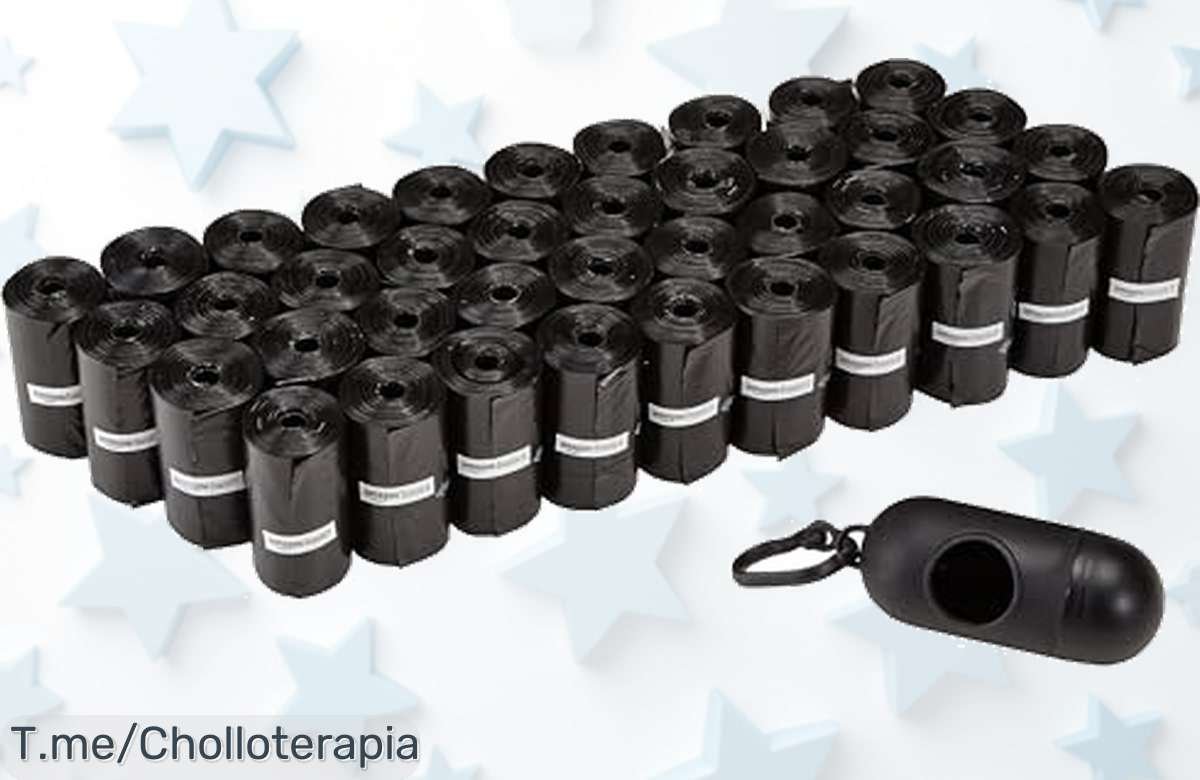 ¡Descubre las bolsas de basura para perros más fuertes del mercado en un super chollo! 600 bolsas que facilitan tus paseos, ¡no te quedes sin ellas y aprovecha este ofertón antes de que se agoten!