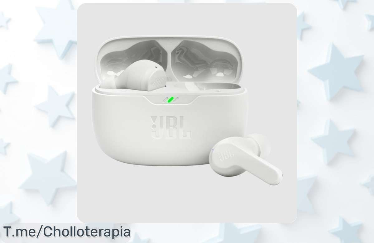 Descubre los JBL Wave Beam White: sonido Deep Bass y 32 horas de música a precio loco. ¡Este ofertón vuela, actúa ya antes que se acabe!