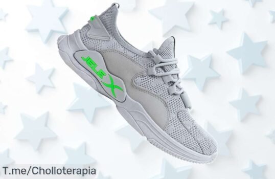 Descubre los JELEX Performance Hombre Sneakers gris: ¡el super chollo con diseño moderno que te dará energía! ¡Aprovecha este ofertón limitado y actúa ya antes de quedarte sin ellos!