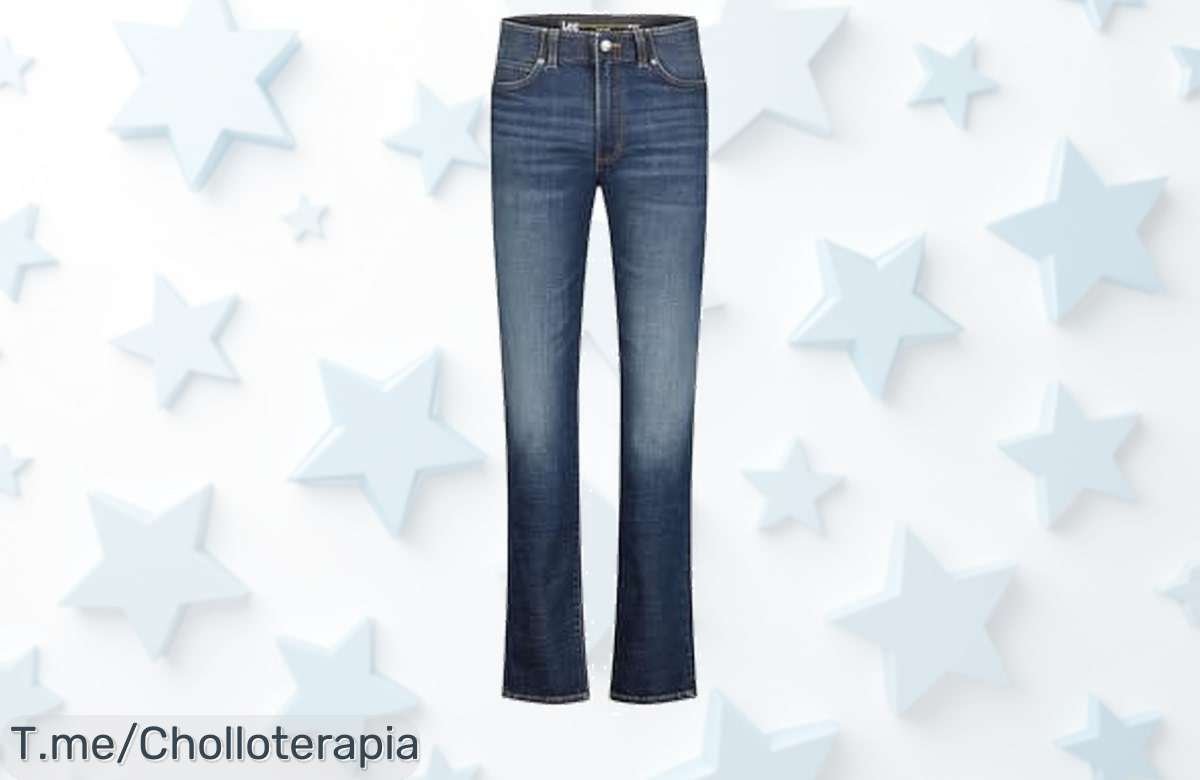 Descubre los jeans Lee Slim Fit MVP, el super chollo que te hará lucir espectacular. Con cierre seguro y fáciles de cuidar, ¡no esperes más y compra ya antes de que se agoten!