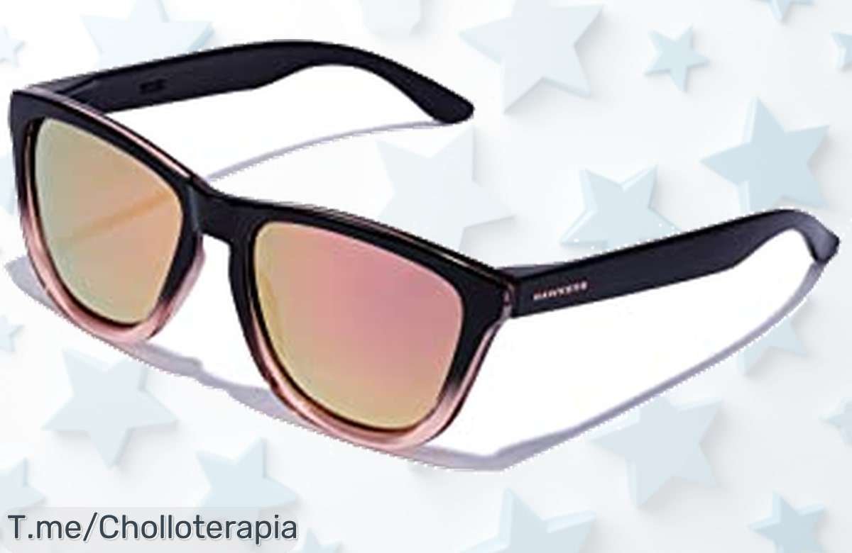 Gafas De Sol Hawkers Lifestyle Core Diseño Emerald Armazón Negro Mate Escarchado Y Lente Esmeralda