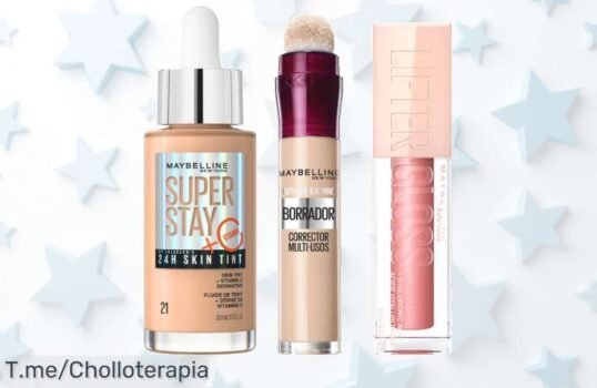 Deslumbra con el pack de maquillaje Maybelline en tonos únicos a precio loco, transforma tu look natural y atractivo ¡Aprovecha este ofertón antes que se agote!