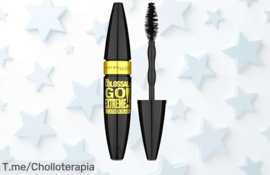 Deslumbra con pestañas voluminosas y poderosas gracias a la máscara Colossal Go Extreme No te pierdas este super chollo, ¡compra ahora antes de que se agote!