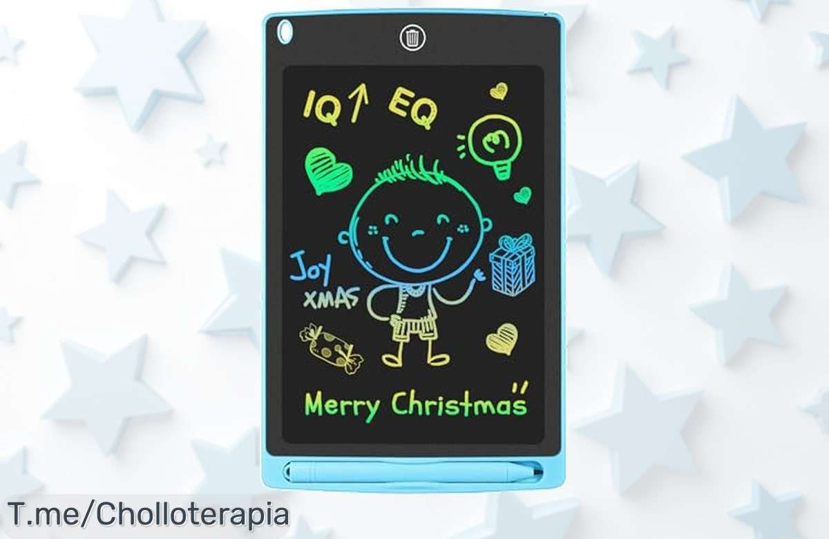 Despierta la creatividad de tu pequeño con la pizarra mágica, un super chollo que garantiza diversión segura. Aprovecha esta oferta única y ordena ahora mismo antes de que se acabe.