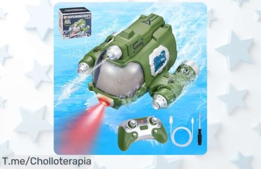 Despierta la diversión en tu piscina con la lancha control remoto a precio loco, 30 minutos de alegría y acción para tus pequeños ¡Aprovecha este ofertón antes que se acabe!