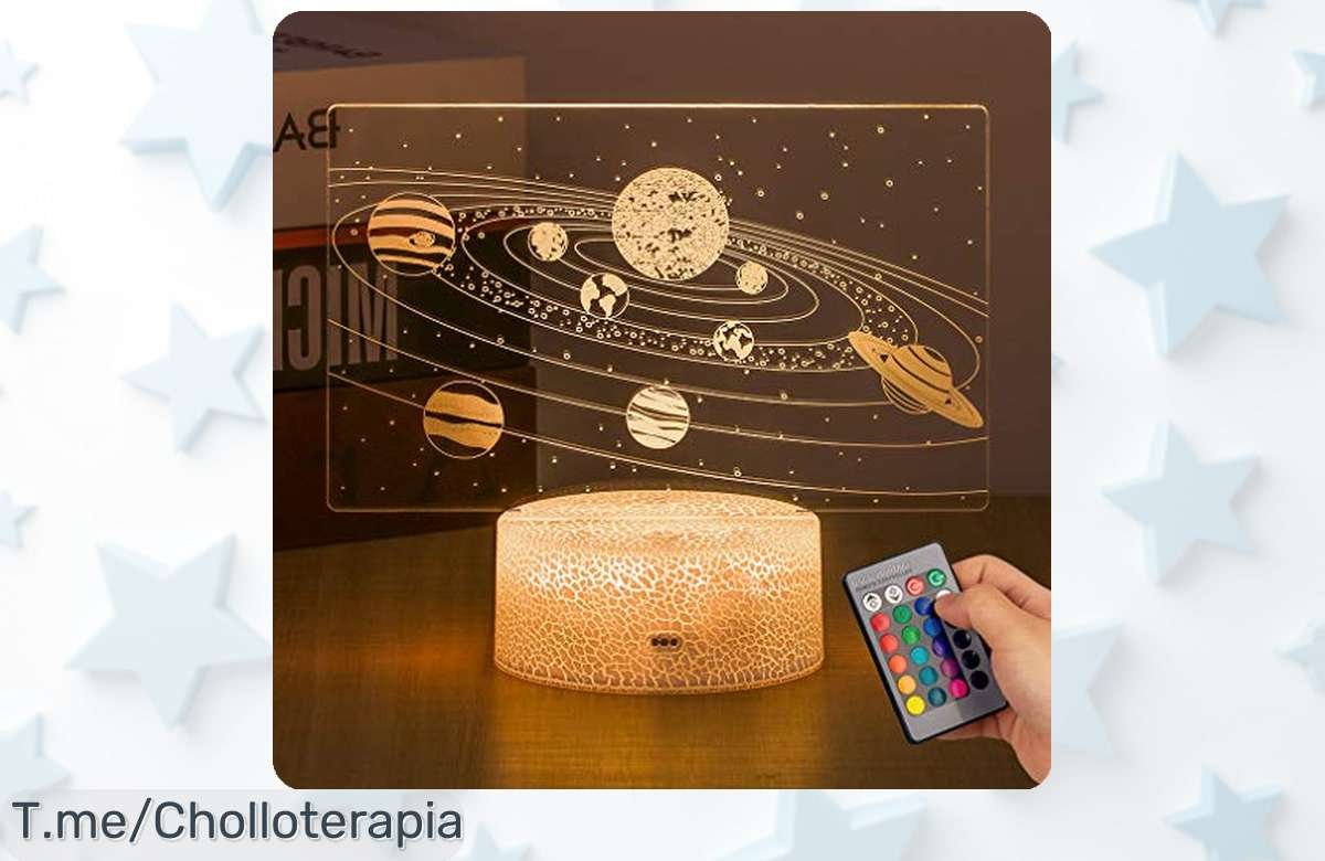 Despierta la magia en casa con nuestra 3D LED lámpara de ilusión óptica, ¡el regalo que hará brillar a tus niños! Aprovecha este super chollo antes que se acabe.
