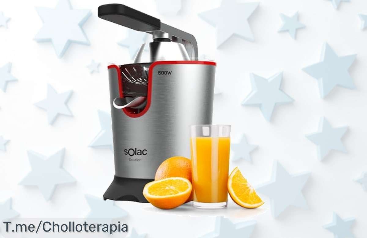 Despierta tu jugo interior con el exprimidor Solac EX6190, un super chollo que hará zumos deliciosos al instante. ¡No pierdas esta oferta limitada y consigue el tuyo ya!