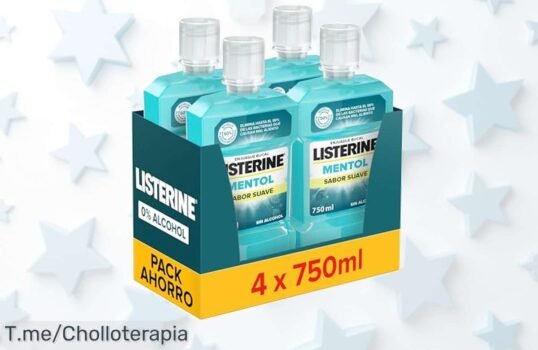 Dile Adiós Al Mal Aliento Con Listerine Mentol Sabor Suave: Elimina 99% De Bacterias Y Disfruta Frescura Duradera, Aprovecha Este Super Chollo Antes Que Se Agote!