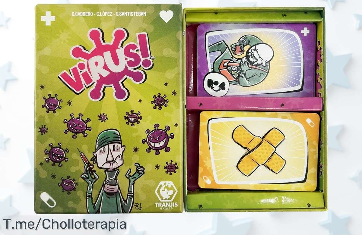 Diviértete sin parar con The Contagiously Virus 2, el juego de cartas que transforma cada reunión en risas locas. ¡Aprovecha este ofertón antes de que se agote!