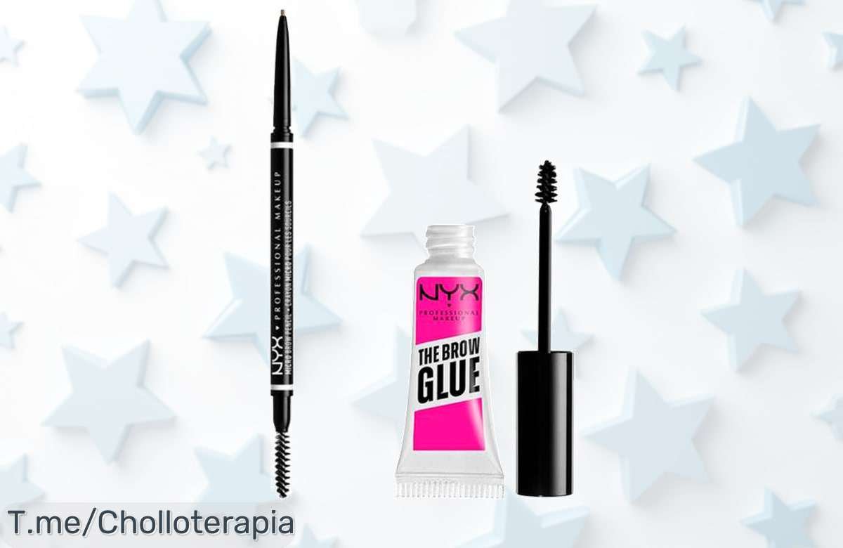 Domina tus cejas con el super chollo de NYX: Lápiz Micro Brow y The Brow Glue en un combo irresistible. ¡Ofertón limitado que no puedes dejar pasar, cógelo ya!