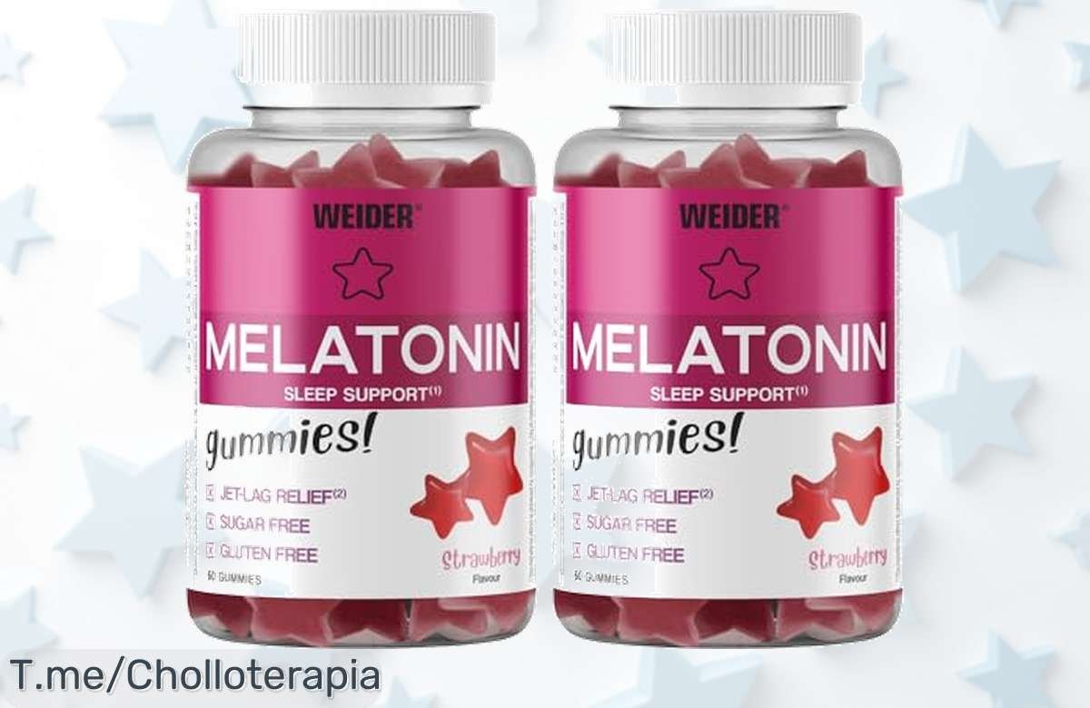 Duerme Como Nunca Con Weider Pack Duo De Gominolas Sin Azúcares: Super Chollo Para Combatir El JetLag Y Despertar Renovado, ¡Consigue Las Tuyas Antes Que Se Agoten!