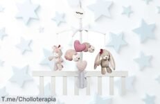 Dulces sueños para tu bebé a precio de locura: Nattou Móvil musical con figuras adorables girando ¡Aprovecha esta oferta limitada antes que se agote!
