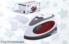 Elimina las arrugas de forma fácil con la Alfa Plancha de Viaje, ¡potencia brutal y golpe de vapor! No te pierdas este super chollo antes que se agote