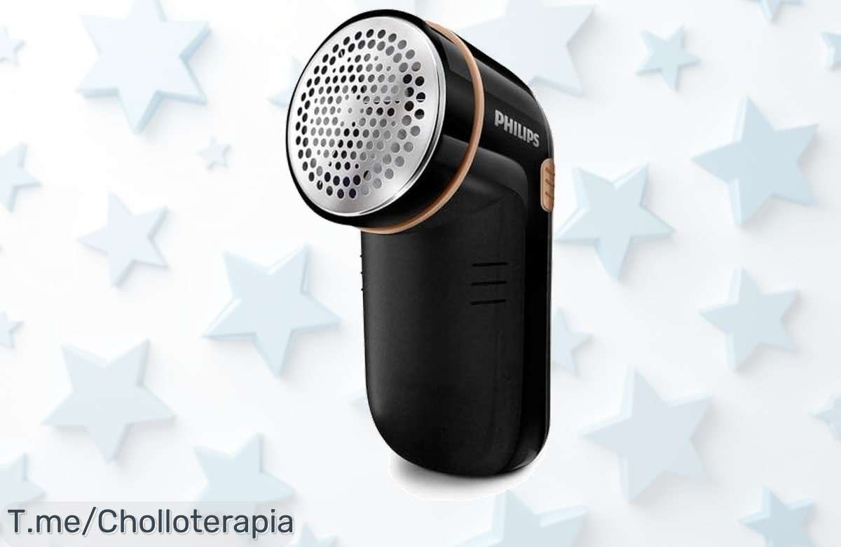 Elimina las pelusas de manera mágica con el Philips GC026/80, ¡cuchilla gigante y velocidad alucinante! Aprovecha este ofertón único antes de que se acabe.