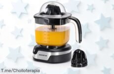 Exprimidor AIGOSTAR a precio loco: silenciado y potente, exprime hasta la última gota de sabor ¡No te pierdas este ofertón único! Compra ya antes que se acabe