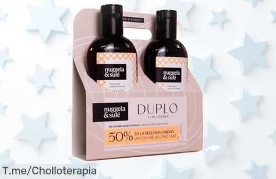 Fortalece tu cabello y dale brillo espectacular con el pack duplicado Nuggela & Sulé, ¡ofertón nunca visto! Aprovecha este super chollo antes de que se agote