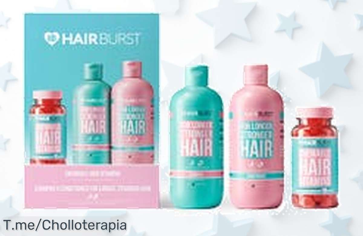 Haz crecer tu cabello largo y fuerte con las vitaminas Hairburst, ¡ofertón nunca visto! Resultados visibles y precio loco. Aprovecha esta oportunidad limitada y compra ya.