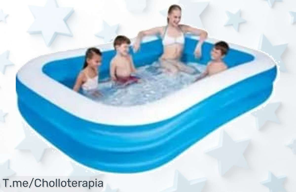 Haz de este verano una aventura inolvidable con la piscina hinchable azul deluxe de Bestway, ¡super chollo que no podrás dejar pasar! Aprovecha el descuento brutal antes de que se agote.