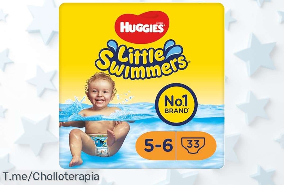 Haz que cada chapuzón sea especial con HUGGIES Little Swimmers, pañales desechables antiescape a un precio loco. ¡No dejes pasar este ofertón y compra AHORA!
