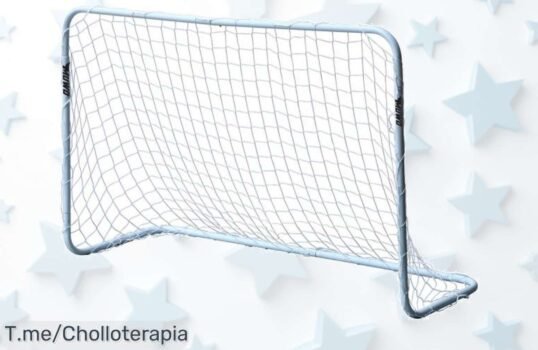 Haz que tus pequeños disfruten como nunca con la portería MUWO, hecha de acero resistente ¡Aprovecha este ofertón limitado y transforma el jardín en un campo de juego ya!