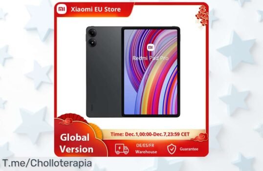Hazte con la Xiaomi Redmi Pad Pro Global a un precio loco: Potente, rápida y perfecta para jugar o trabajar ¡No dejes pasar este ofertón limitado!
