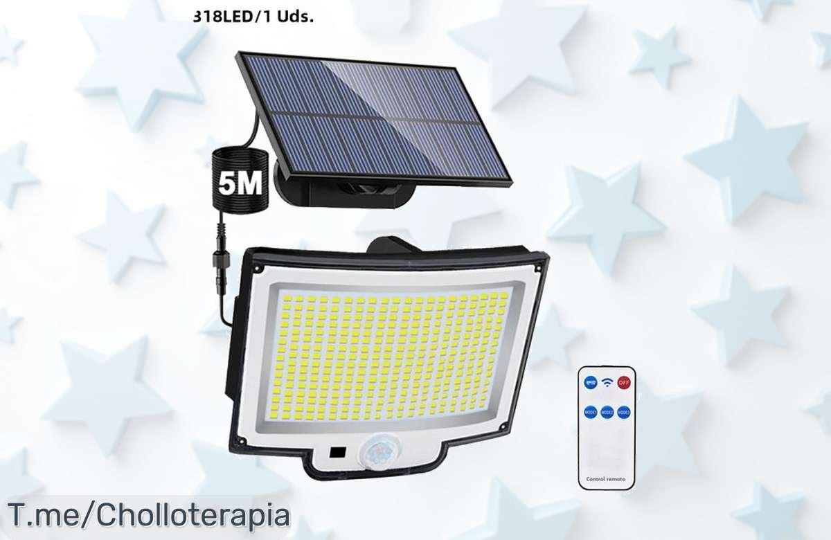 Ilumina Tu Jardín Con La Lámpara Solar Impermeable, Ahorra Con Este Ofertón Único Y Disfruta Seguridad En Casa. ¡Compra Ahora Antes De Que Se Agote!