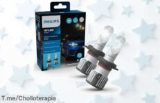 Ilumina tu camino con Philips Ultinon Pro6000 H7 LED: ¡300% más brillo y 3,000 horas de luz! Aprovecha este super chollo antes que se agote, compra ya y transforma tus noches
