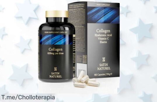 Impulsa tu belleza con el super chollo de colágeno hidrolizado, transforma piel, cabello y uñas en solo 1 cápsula al día ¡Aprovecha este ofertón limitado ya!