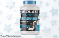 Impulsa tus músculos con Isolate Protein CFM 2000g de MuscleFit a un precio loco y disfruta de un entrenamiento potente ¡Aprovecha este ofertón antes que se acabe!