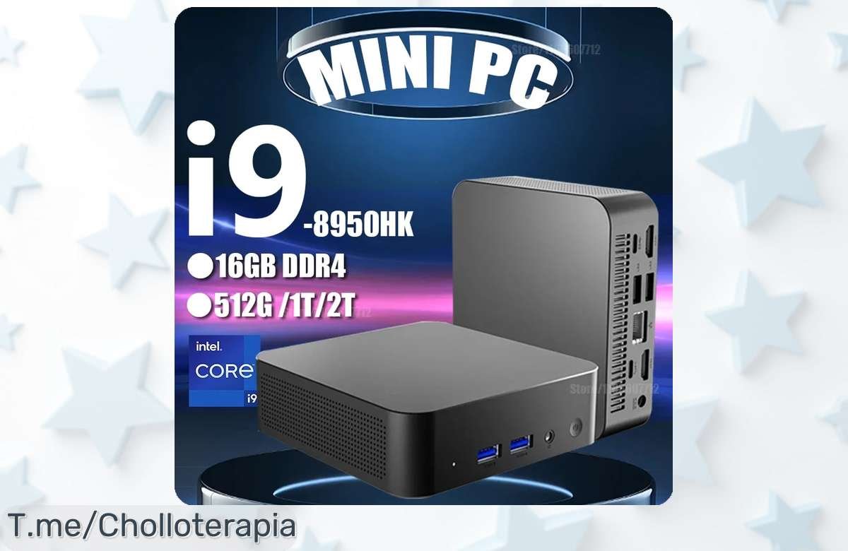 Increíble Mini PC Gamer con 16GB de RAM y Windows 11, vive la experiencia definitiva en juegos ¡Aprovecha este ofertón antes que se agote, compra ya!