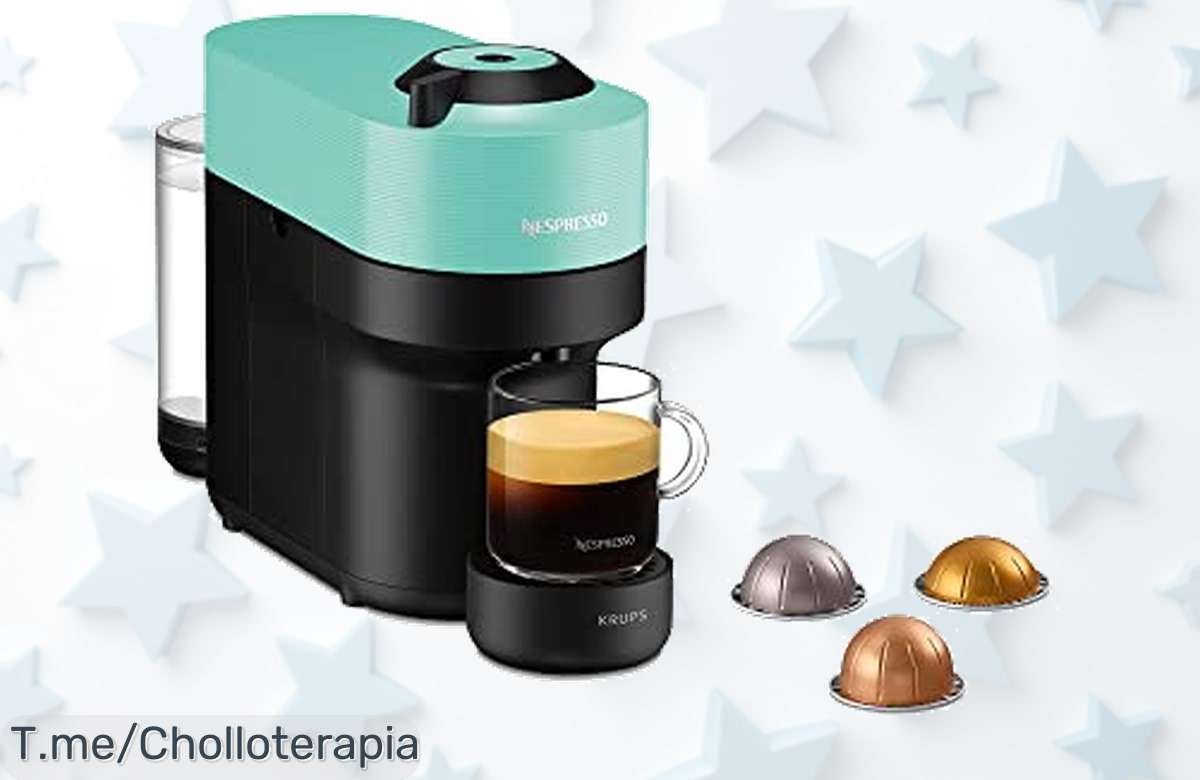 Krups Nespresso Vertuo Pop: ¡Café perfecto a un precio loco! Disfruta de espressos en un botón y no pierdas esta oferta limitada. Hazte con tu super chollo ahora mismo y sorpréndete.