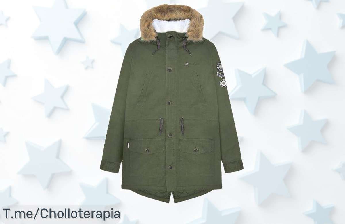 Lambretta Sherpa Lined Parka: El ofertón que estabas esperando, lucirás increíble en cada aventura. ¡No te quedes sin la tuya! Disponibilidad limitada, actúa ya.